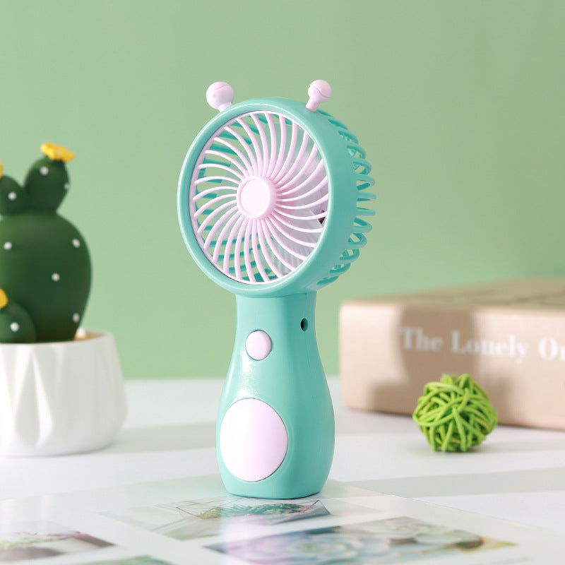 Unisex Mini Snail-Shaped USB Rechargeable Desk Fan Kalsten