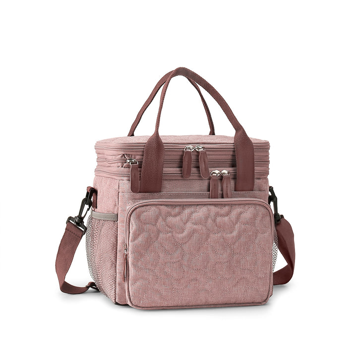 Cooler bag with insulated compartments and reinforced carrying system Kalsten