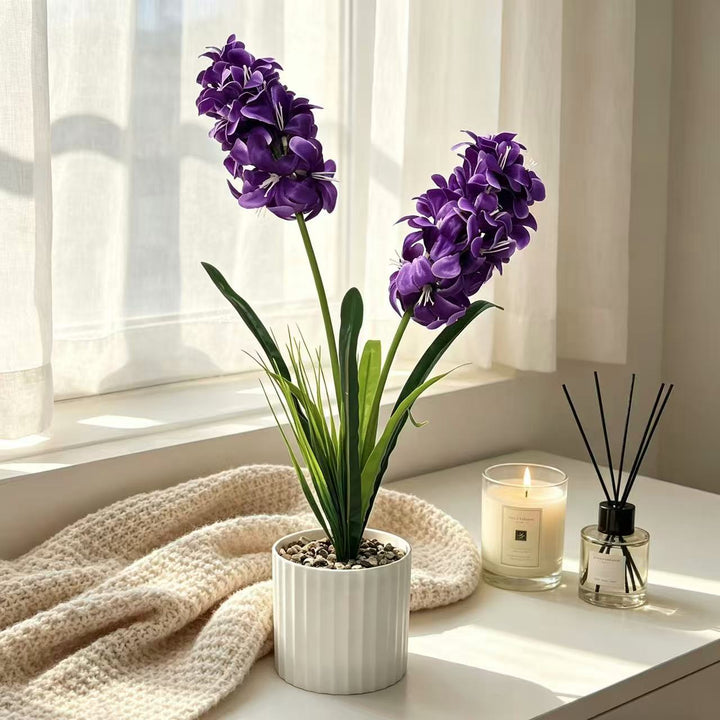 Lifelike Floral Decorative Centerpiece for Home Display
