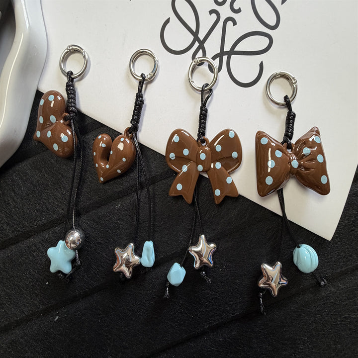 Decorative Heart-Shaped Keychain Kalsten