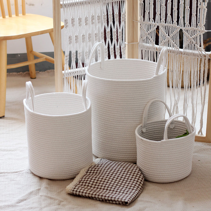 Stylish storage basket with handles Kalsten