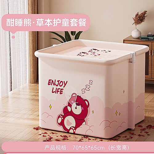 Women's Inflatable Children's Pool with Colorful Flower Pattern Kalsten