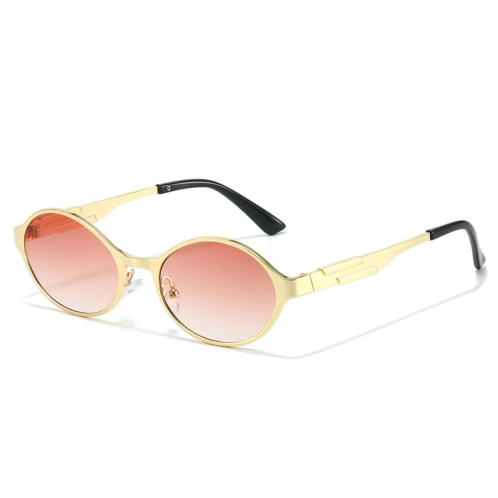 Unique Oval Frame Sunglasses Kalsten