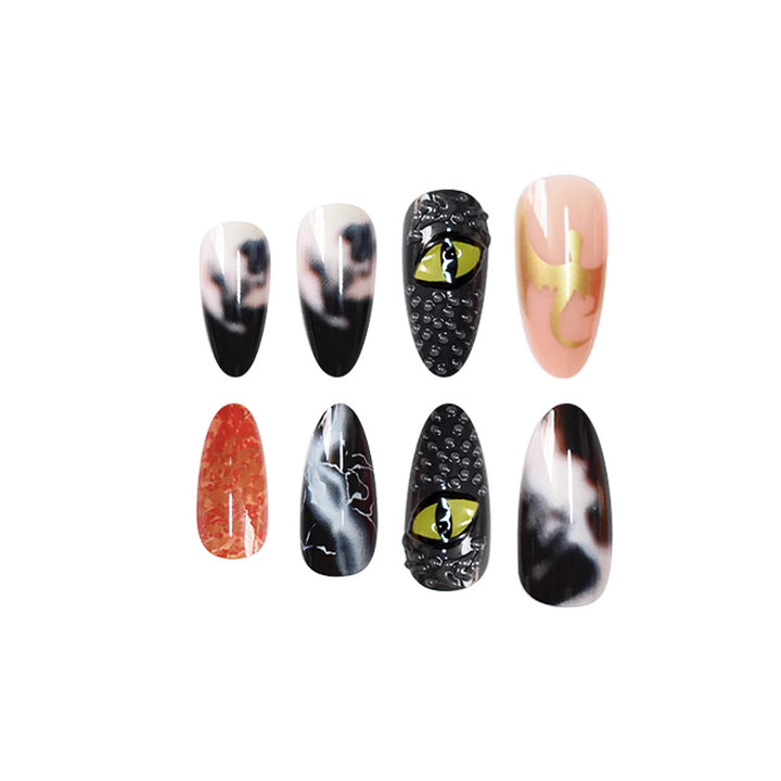 Artistic Themed Press-On Nail Art Kalsten