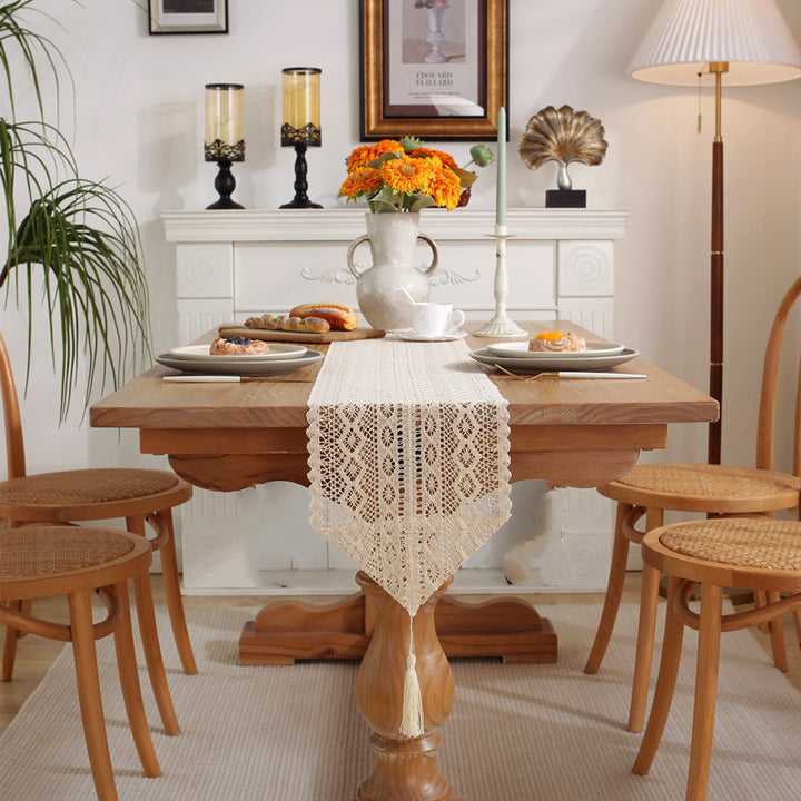 Elegant Crochet Table Runner