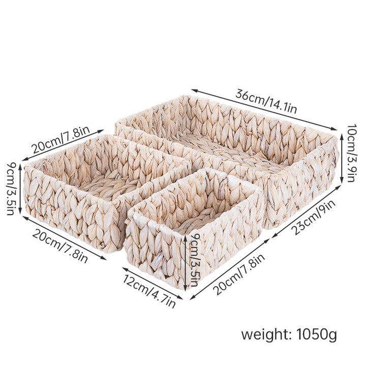 Natural Fiber Storage Basket Set Kalsten