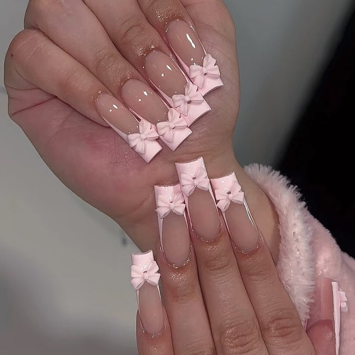 Creative Nail Art Set with Bow Decorations Kalsten