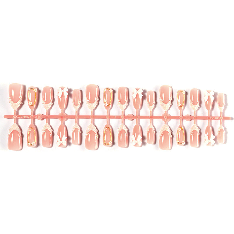 Elegant 3D Floral Press-On Nail Art Set kalsten