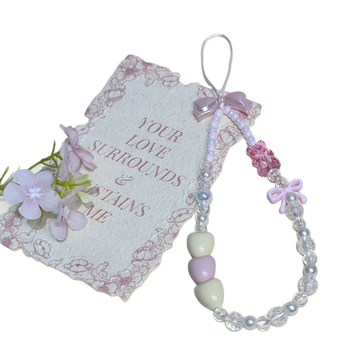 Beaded Charm Phone Strap Kalsten