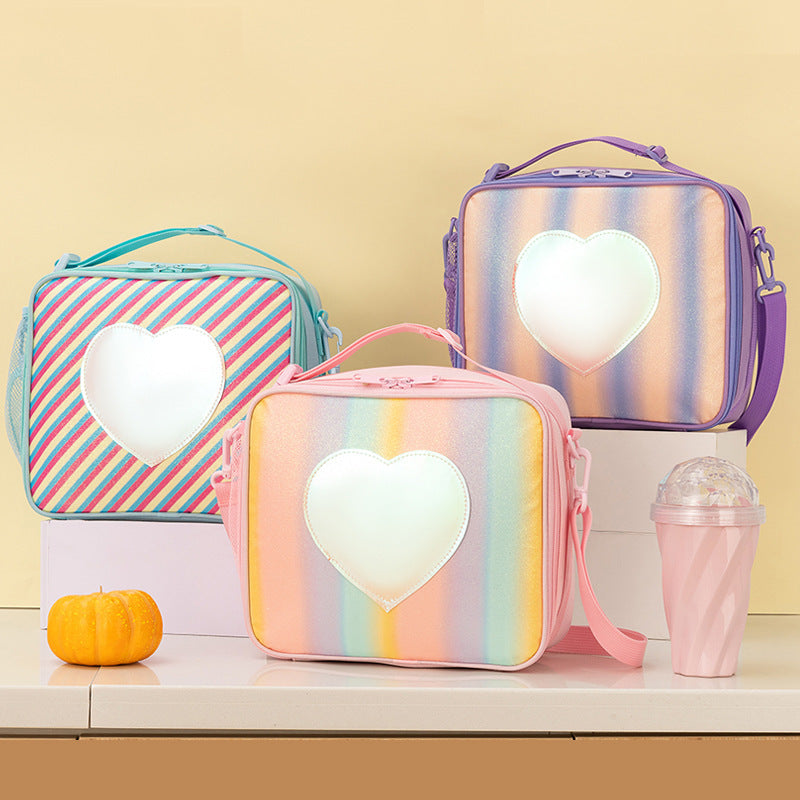 Insulated Rainbow Lunch Bag