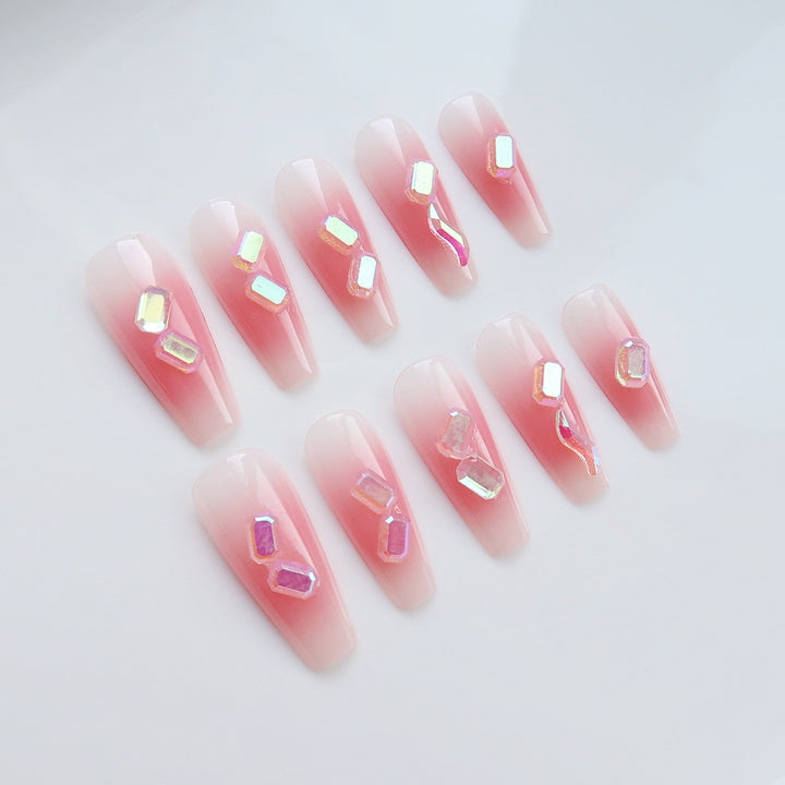 Elegant Artistic Press-On Nails