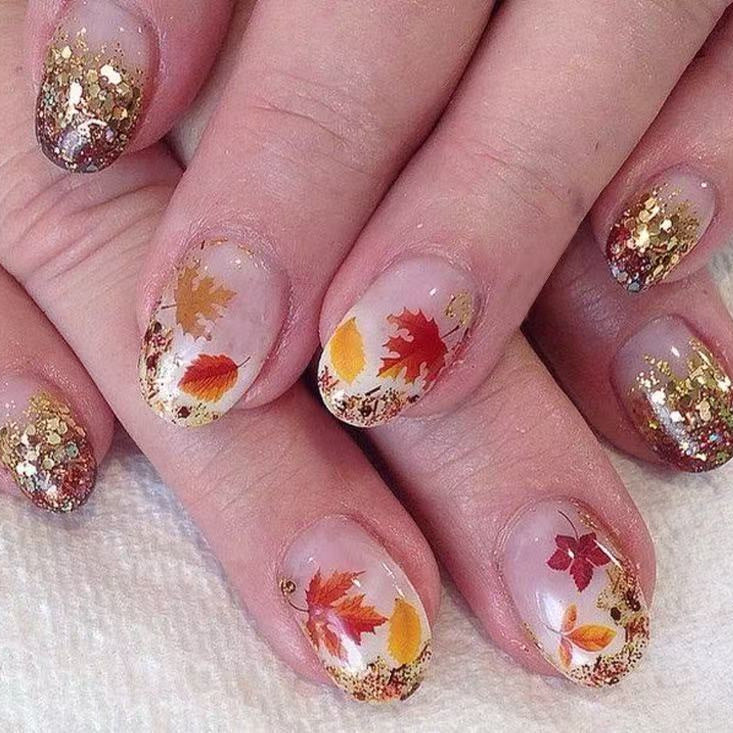 Autumn Leaf Press-On Nails Kalsten