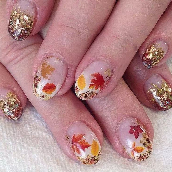 Autumn Leaf Press-On Nails Kalsten
