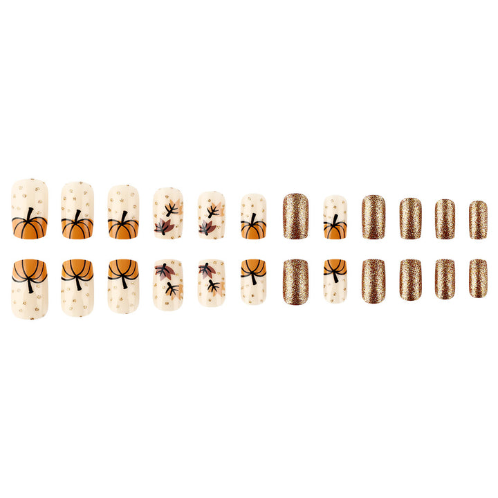 Autumn-Inspired Decorative Nail Art Kalsten