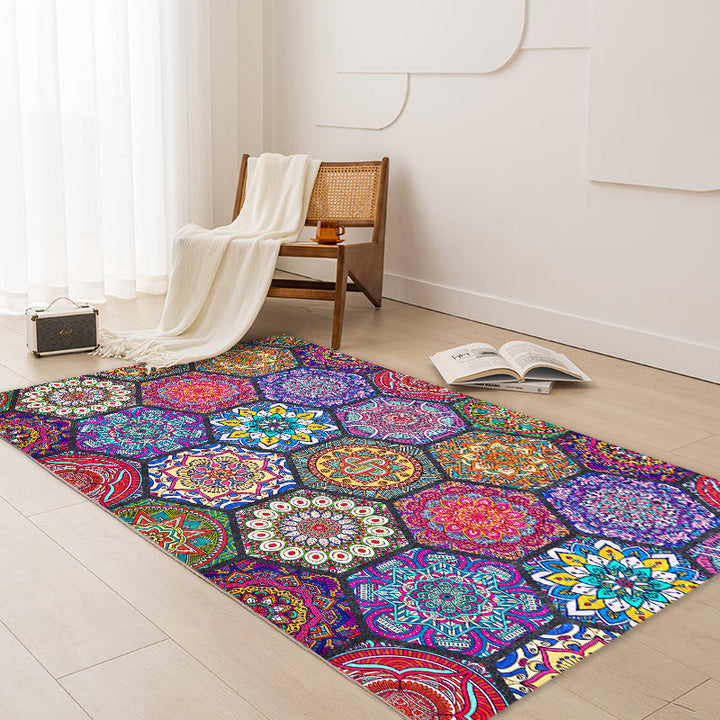 Geometric Bohemian Area Rug