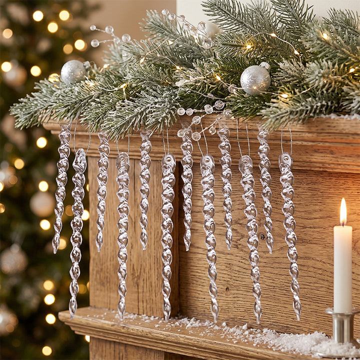Crystal Icicle Ornaments