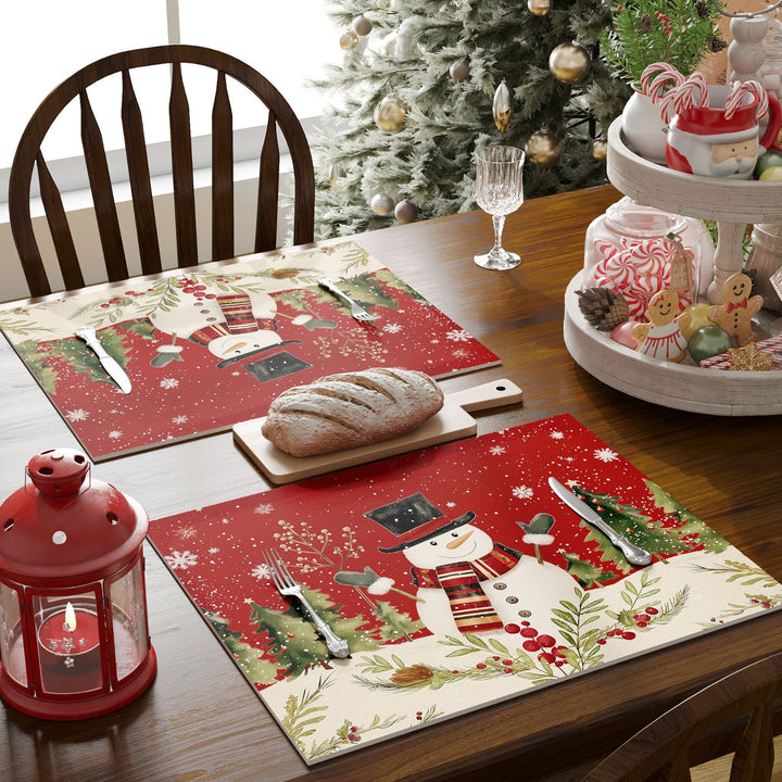 Festive Holiday Table Placemats