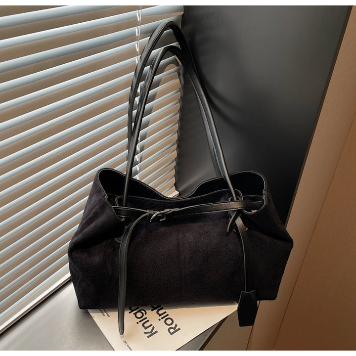 Luxe Suede Tote Bag Kalsten