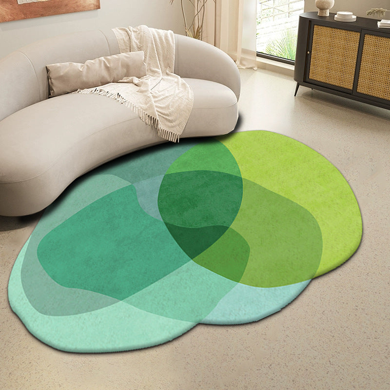 Abstract Wave Design Area Rug