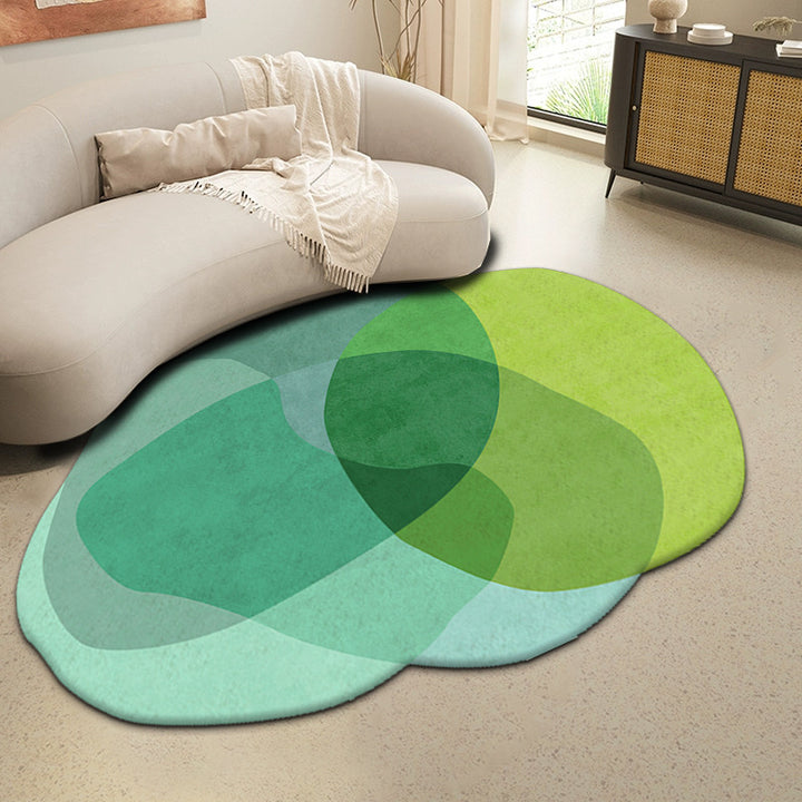 Abstract Wave Design Area Rug