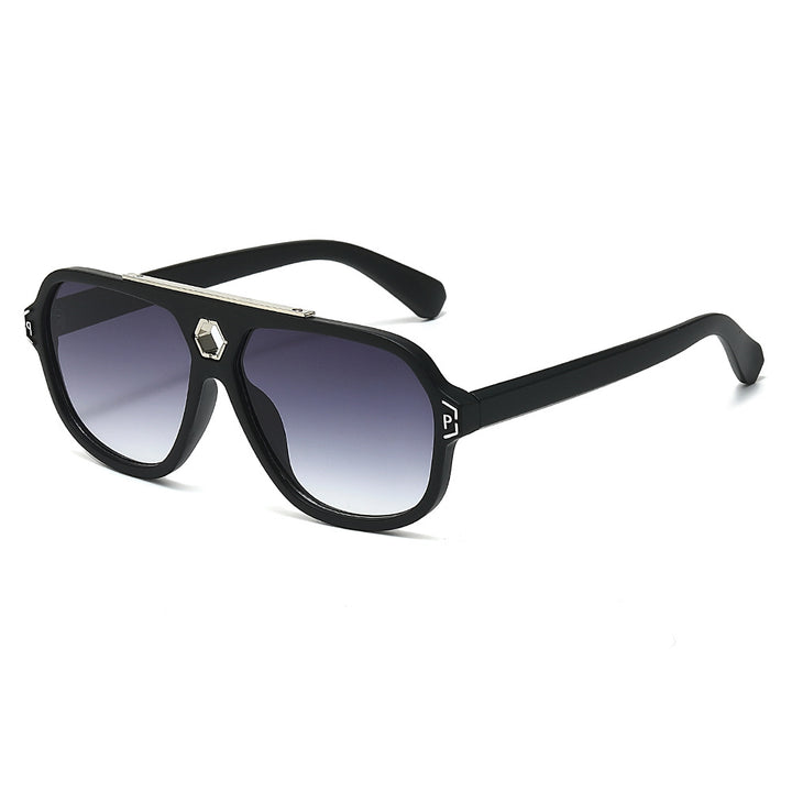 Statement Geometric Shield Sunglasses Kalsten