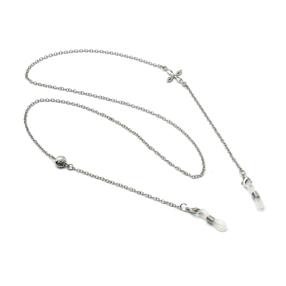 Premium Silver Layered Eyewear Chain Kalsten
