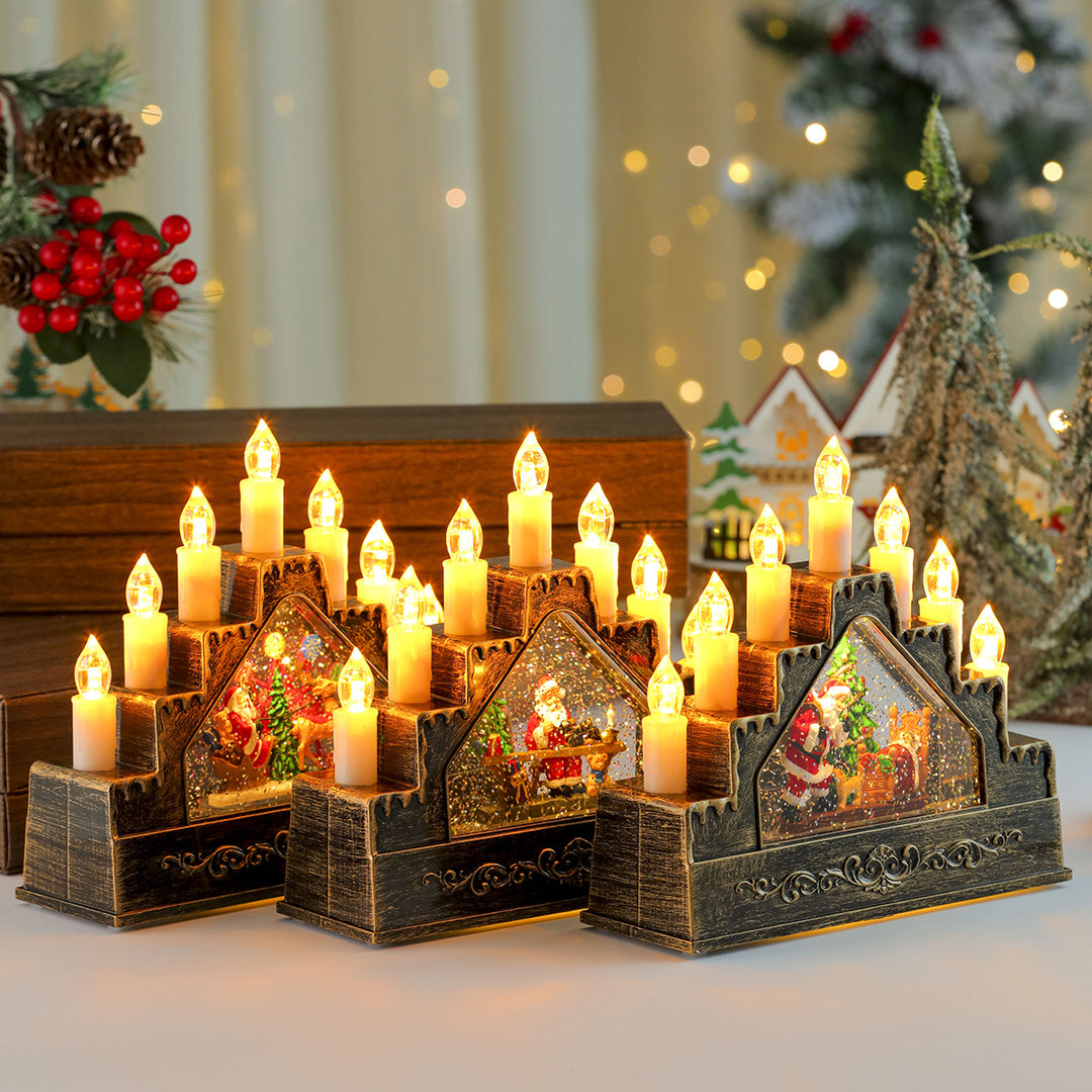 LED Illuminated Christmas Scene Decoration Kalsten