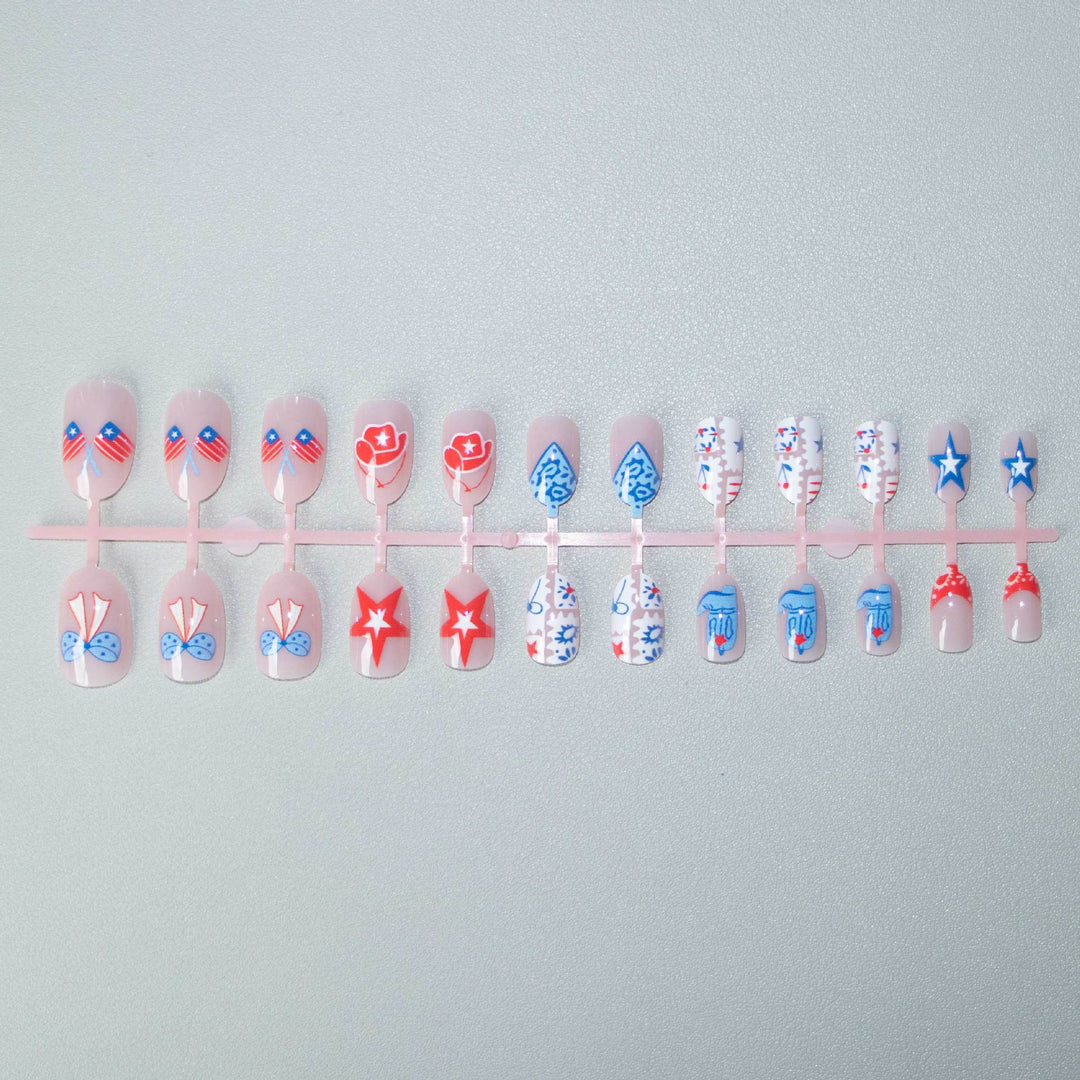 Patriotic Nail Art Kit