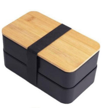 Eco-Friendly Double-Layered Bento Lunch Box