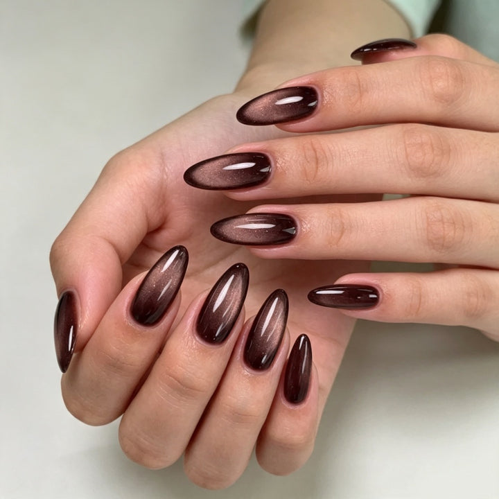 Stylish Ombre Effect Artificial Nails Kalsten