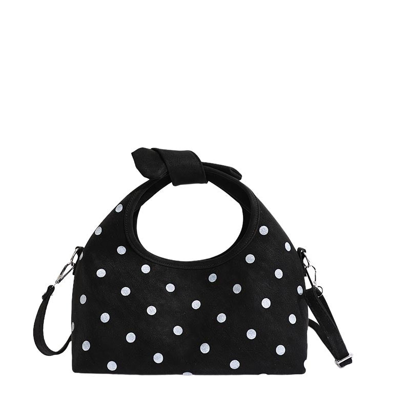 Charming Polka Dot Handheld Tote