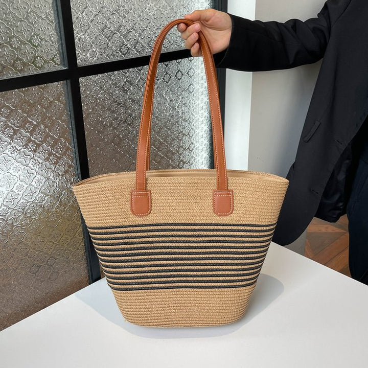Structured raffia beach bag Kalsten