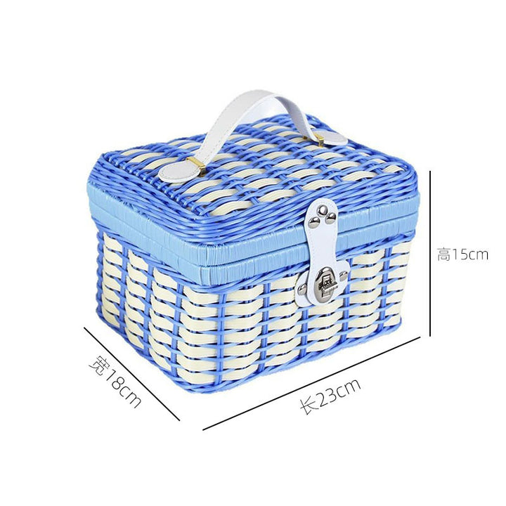 Handcrafted Wicker Storage Case Kalsten