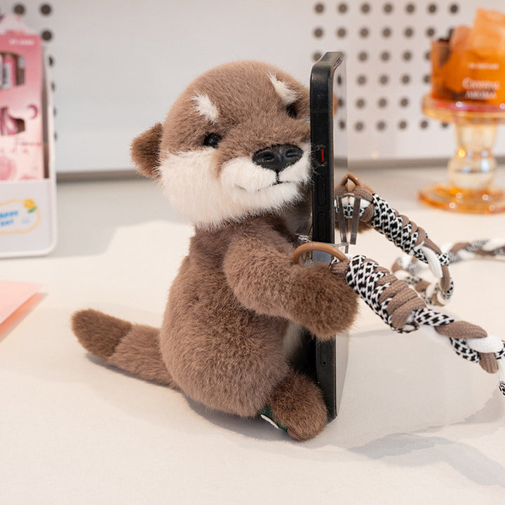 Plush Interactive Otter Stuffed Animal with Luxurious Soft Fur and Poseable Paws Kalsten