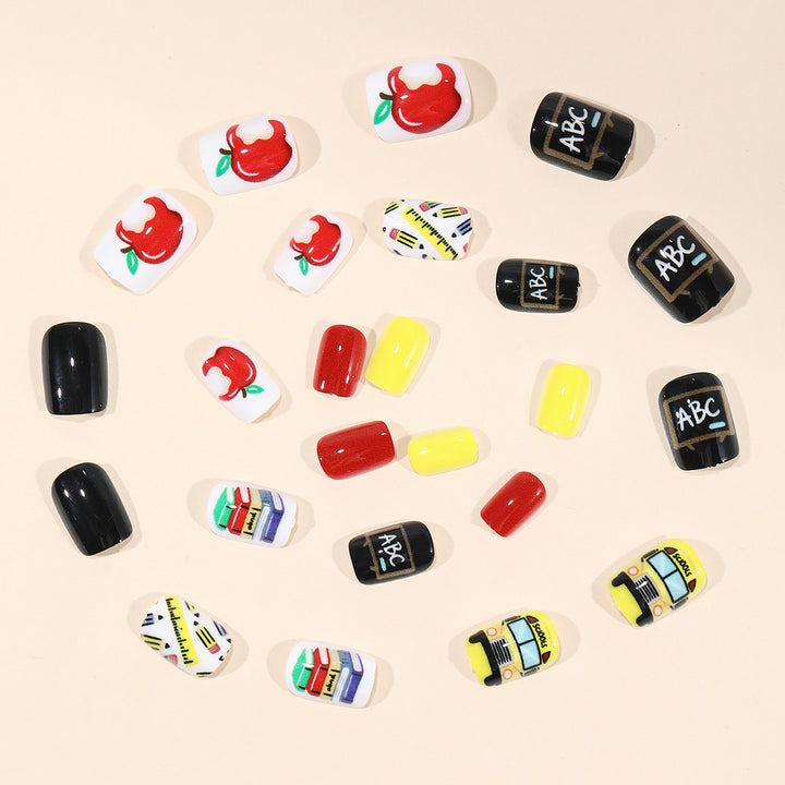 School-Themed Nail Art Set Kalsten