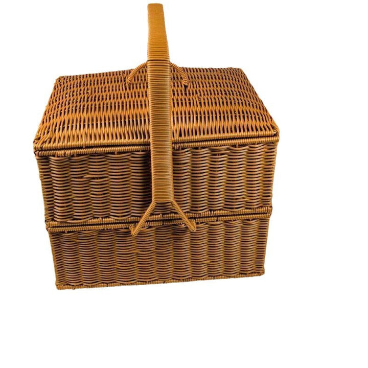 Dual-Layer Woven Storage Basket Kalsten