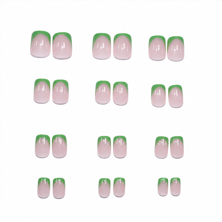 Acrylic nail set with colorful gradients Kalsten