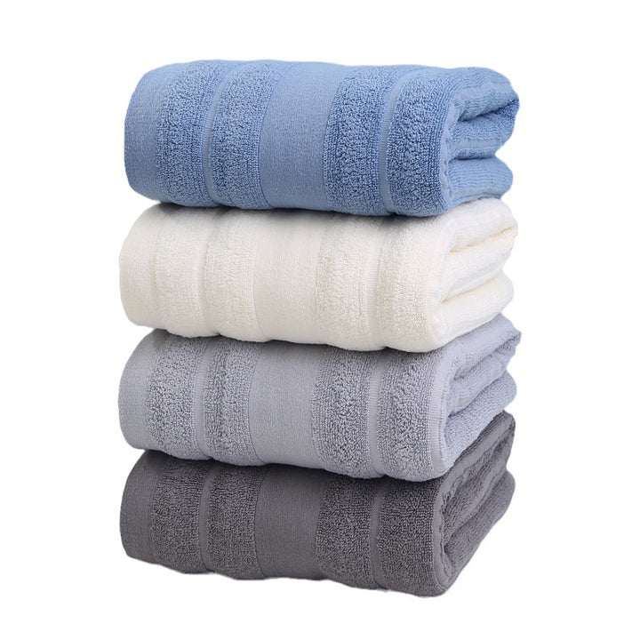 Luxury terry bath towel with elegant striped pattern Kalsten