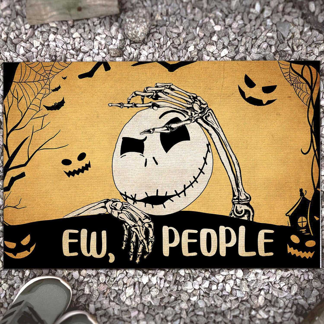 Halloween-Themed Welcome Mat