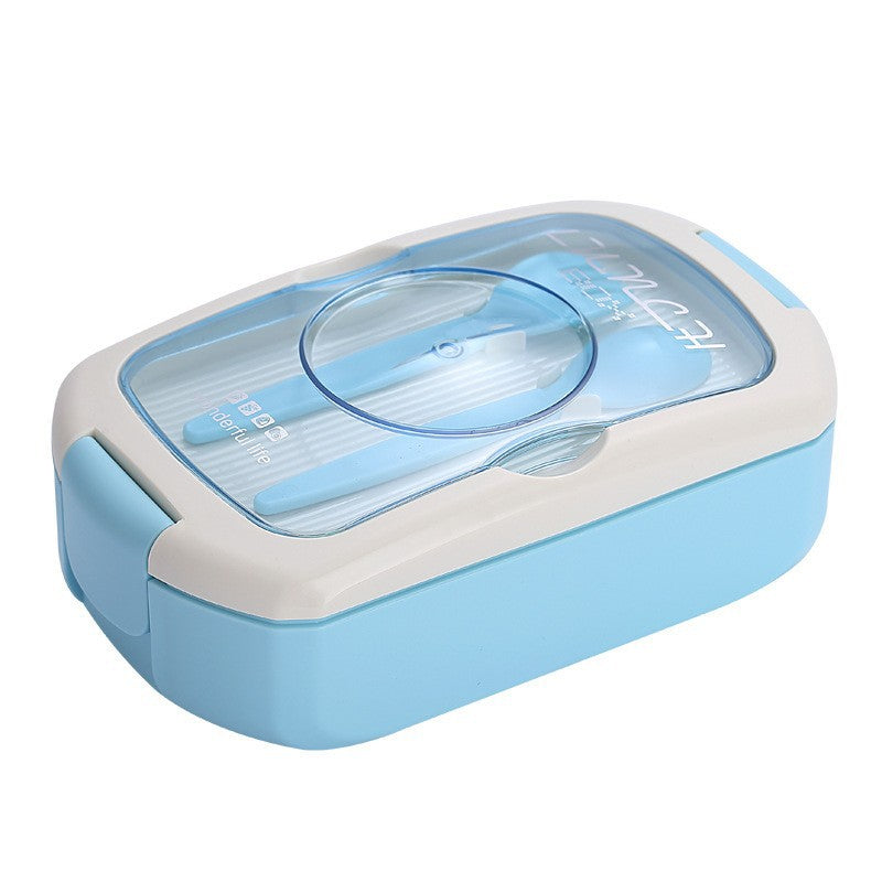Portable Lunch Box with Integrated Water Bottle