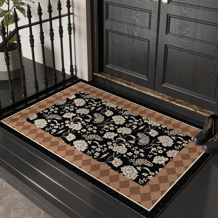 Floral Print Decorative Entry Mat Kalsten