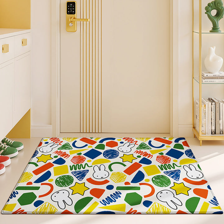 Playful Cartoon-Themed Area Rug Kalsten