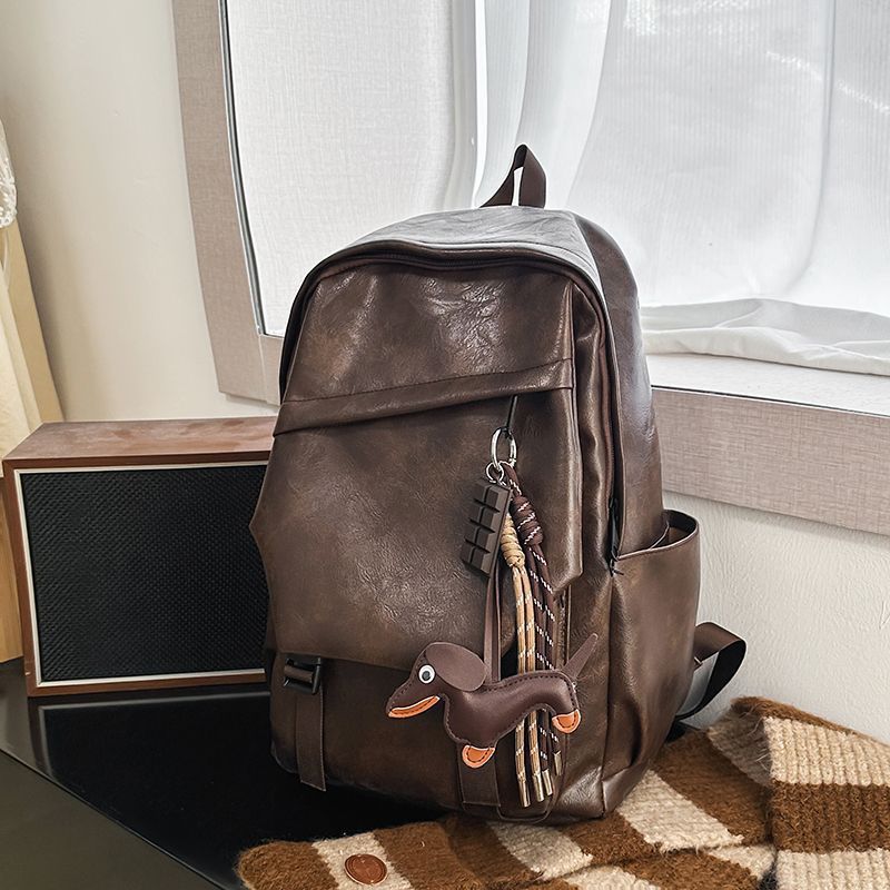 Minimalist Leather Backpack Kalsten
