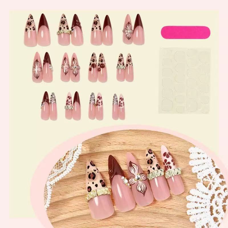 Elaborate Stiletto Nail Art Extensions Kalsten