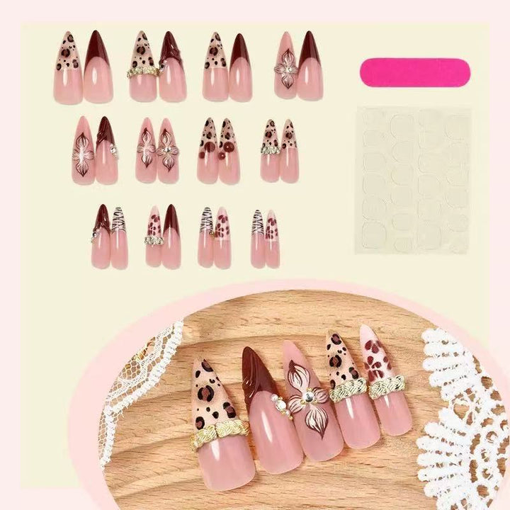 Elaborate Stiletto Nail Art Extensions Kalsten