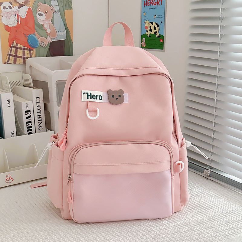 Cute Illustrated School Backpack