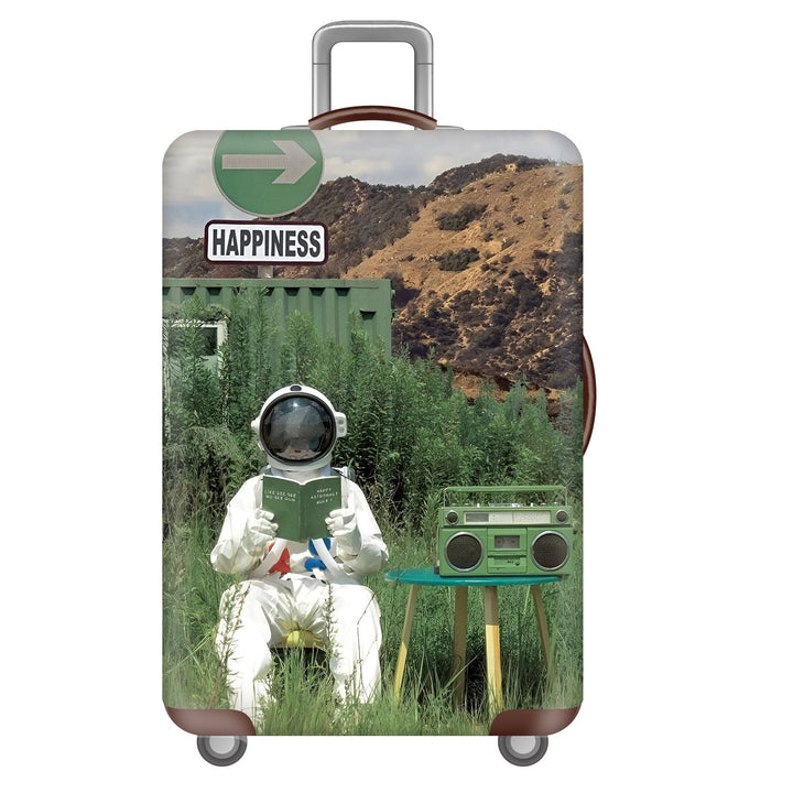 Unisex Hard Shell Suitcase with Dreamy Landscape Design Kalsten