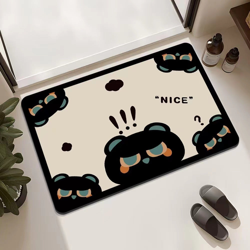 Playful Cat-Themed Entrance Mat Kalsten
