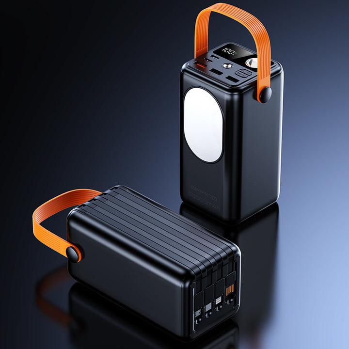 Portable power bank with multifunctional LED light and smart charging display Kalsten