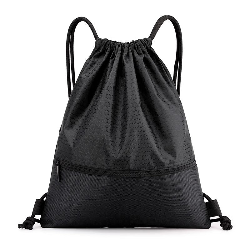 Honeycomb Patterned Drawstring Gym Bag Kalsten